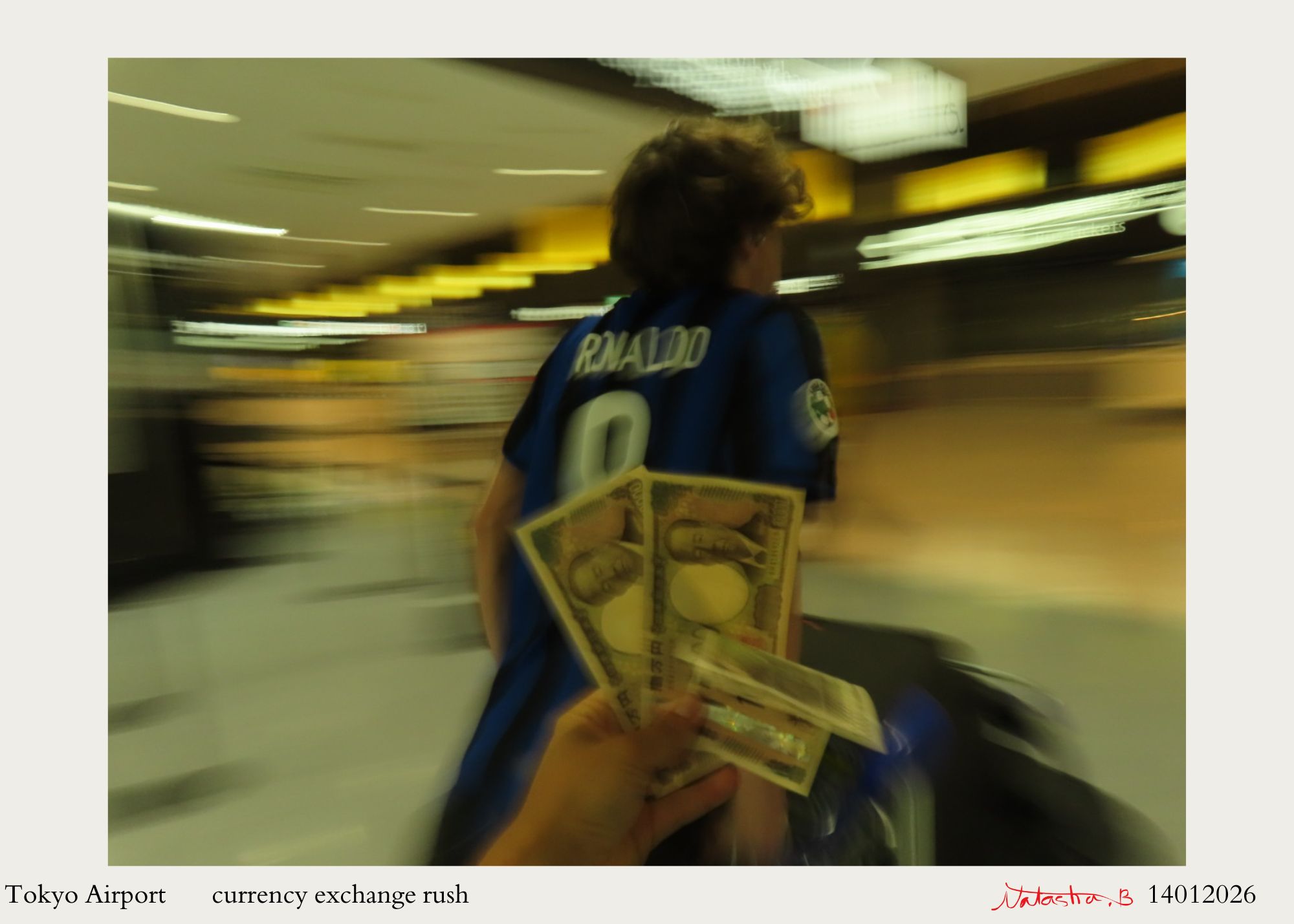 photo of boy at airport